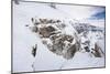 Skier Drops Into Corbet's Couloir In-Bounds At Jackson Hole Mountain Resort-Jay Goodrich-Mounted Photographic Print