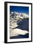 Skier Drops Into Mazama Bowl In Late Afternoon Light With Mount Shuksan In The Distance-Jay Goodrich-Framed Photographic Print