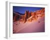 Skier Enjoys Alpenglow, Cedar Breaks National Monument, Utah, USA-Howie Garber-Framed Premium Photographic Print