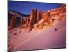 Skier Enjoys Alpenglow, Cedar Breaks National Monument, Utah, USA-Howie Garber-Mounted Premium Photographic Print