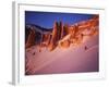 Skier Enjoys Alpenglow, Cedar Breaks National Monument, Utah, USA-Howie Garber-Framed Photographic Print