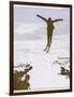 Skier Flies Through the Air-Olaf Gulbransson-Framed Photographic Print