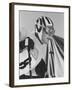 Skier, Heidi Biebl During the Winter Olympics-George Silk-Framed Premium Photographic Print