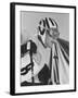 Skier, Heidi Biebl During the Winter Olympics-George Silk-Framed Premium Photographic Print