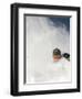 Skier in deep powder at Alta, Utah-Lee Cohen-Framed Photographic Print