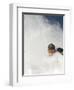 Skier in deep powder at Alta, Utah-Lee Cohen-Framed Photographic Print