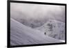 Skier in the mountains on a magical looking day, Canada, North America-Tyler Lillico-Framed Photographic Print