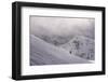 Skier in the mountains on a magical looking day, Canada, North America-Tyler Lillico-Framed Photographic Print