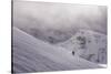 Skier in the mountains on a magical looking day, Canada, North America-Tyler Lillico-Stretched Canvas