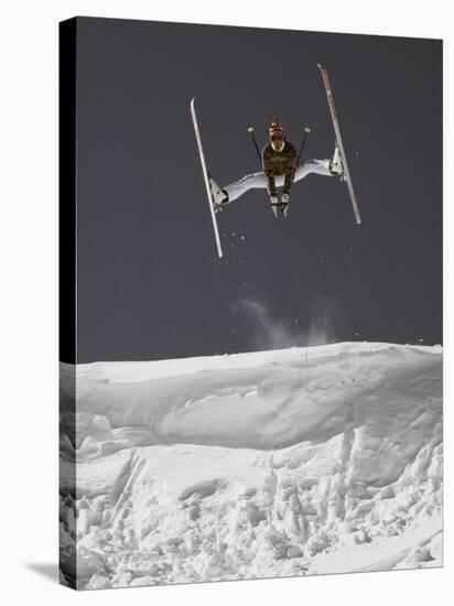 Skier Jumping, USA-Michael Brown-Stretched Canvas