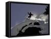 Skier Jumping, USA-Michael Brown-Framed Stretched Canvas