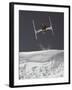 Skier Jumping, USA-Michael Brown-Framed Photographic Print