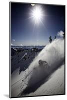 Skier Parker Cook at Snowbird, Utah-Adam Barker-Mounted Photographic Print