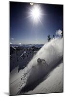 Skier Parker Cook at Snowbird, Utah-Adam Barker-Mounted Photographic Print