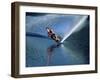 Skier Speeding, Water Spraying-null-Framed Photographic Print