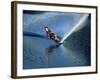 Skier Speeding, Water Spraying-null-Framed Photographic Print