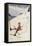 Skier Tumbles-null-Framed Stretched Canvas
