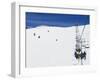 Skiers Being Carried on a Chair Lift to the Back Bowls of Vail Ski Resort, Vail, Colorado, USA-Kober Christian-Framed Photographic Print