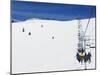 Skiers Being Carried on a Chair Lift to the Back Bowls of Vail Ski Resort, Vail, Colorado, USA-Kober Christian-Mounted Photographic Print