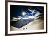 Skiers Collect their Gear and Get Ready for Another Run in the Mt Baker Backcountry of Washington-Jay Goodrich-Framed Photographic Print
