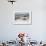 Skiers descend from the top of Marmolada in the Dolomites, Italy, Europe-Alex Treadway-Framed Photographic Print displayed on a wall