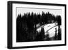 Skiers Hike A Ridgeline In The Jackson Wyoming Backcountry To Practice For The Powder 8 Competition-Jay Goodrich-Framed Photographic Print