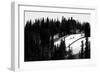 Skiers Hike A Ridgeline In The Jackson Wyoming Backcountry To Practice For The Powder 8 Competition-Jay Goodrich-Framed Photographic Print