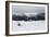 Skiers in the mountains, Dolomites, Italy, Europe-Alex Treadway-Framed Photographic Print