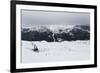 Skiers in the mountains, Dolomites, Italy, Europe-Alex Treadway-Framed Photographic Print