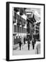 Skiers in Zermatt Town-null-Framed Photographic Print