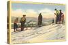 Skiers, Lake Placid, New York-null-Stretched Canvas