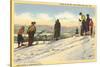 Skiers, Lake Placid, New York-null-Stretched Canvas