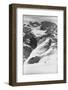 Skiers on French Alps Near New Resort-Loomis Dean-Framed Photographic Print