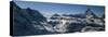Skiers on Mountains in Winter, Matterhorn, Switzerland-null-Stretched Canvas
