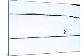 Skiers on the Sunwapta River in Jasper National Park, Alberta Canada-Richard Wright-Mounted Premium Photographic Print