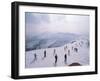 Skiers, Steinberkogel Area, Kitzbuhel, Austria-Adam Woolfitt-Framed Photographic Print