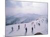 Skiers, Steinberkogel Area, Kitzbuhel, Austria-Adam Woolfitt-Mounted Photographic Print