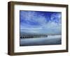 Skies over the Pier-Adrian Campfield-Framed Giclee Print