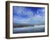 Skies over the Pier-Adrian Campfield-Framed Giclee Print