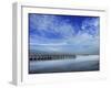 Skies over the Pier-Adrian Campfield-Framed Giclee Print