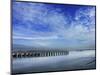 Skies over the Pier-Adrian Campfield-Mounted Giclee Print