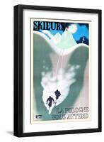 Skieurs! La Pologne Vous Attend-Osiecki-Framed Art Print