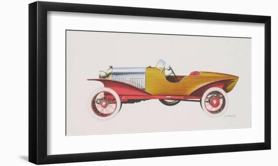 Skiff Acajou, c.1923-Dumont-Framed Art Print