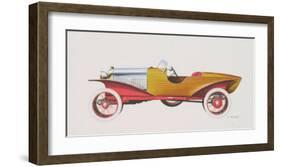 Skiff Acajou, c.1923-Dumont-Framed Art Print