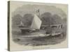 Skiff and Canoe for the Empress of the French-Edwin Weedon-Stretched Canvas