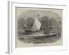 Skiff and Canoe for the Empress of the French-Edwin Weedon-Framed Giclee Print