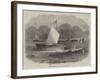 Skiff and Canoe for the Empress of the French-Edwin Weedon-Framed Giclee Print