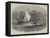 Skiff and Canoe for the Empress of the French-Edwin Weedon-Framed Stretched Canvas