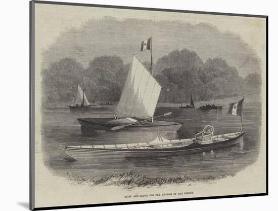 Skiff and Canoe for the Empress of the French-Edwin Weedon-Mounted Giclee Print