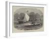 Skiff and Canoe for the Empress of the French-Edwin Weedon-Framed Giclee Print